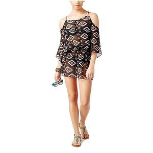 Miken Juniors Printed Cold-Shoulder Cover-up size XS